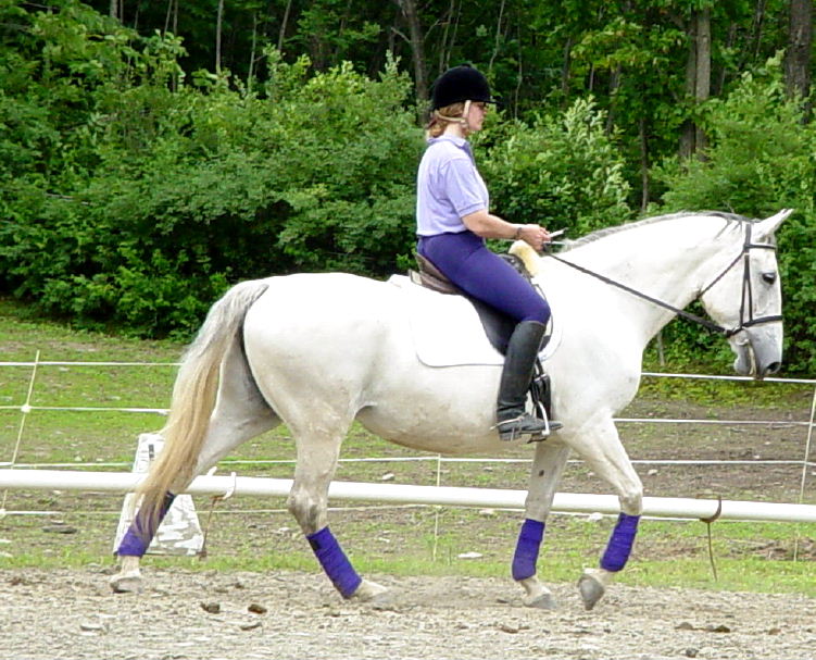 Eli and Valkiria at the Linda Mason clinic this spring -elegant!