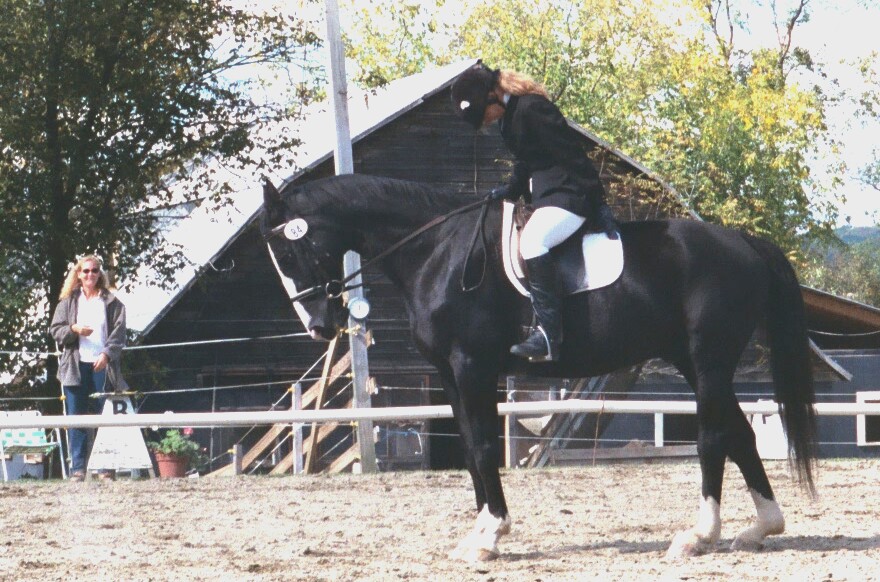 As Scarlett says - Goethe and I do the "German double bow"!