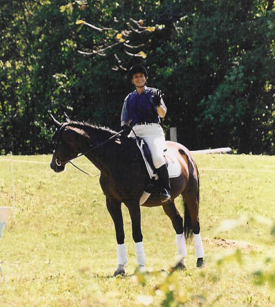 Kiki and Nifrit at a MWVtSS Horse Trials
